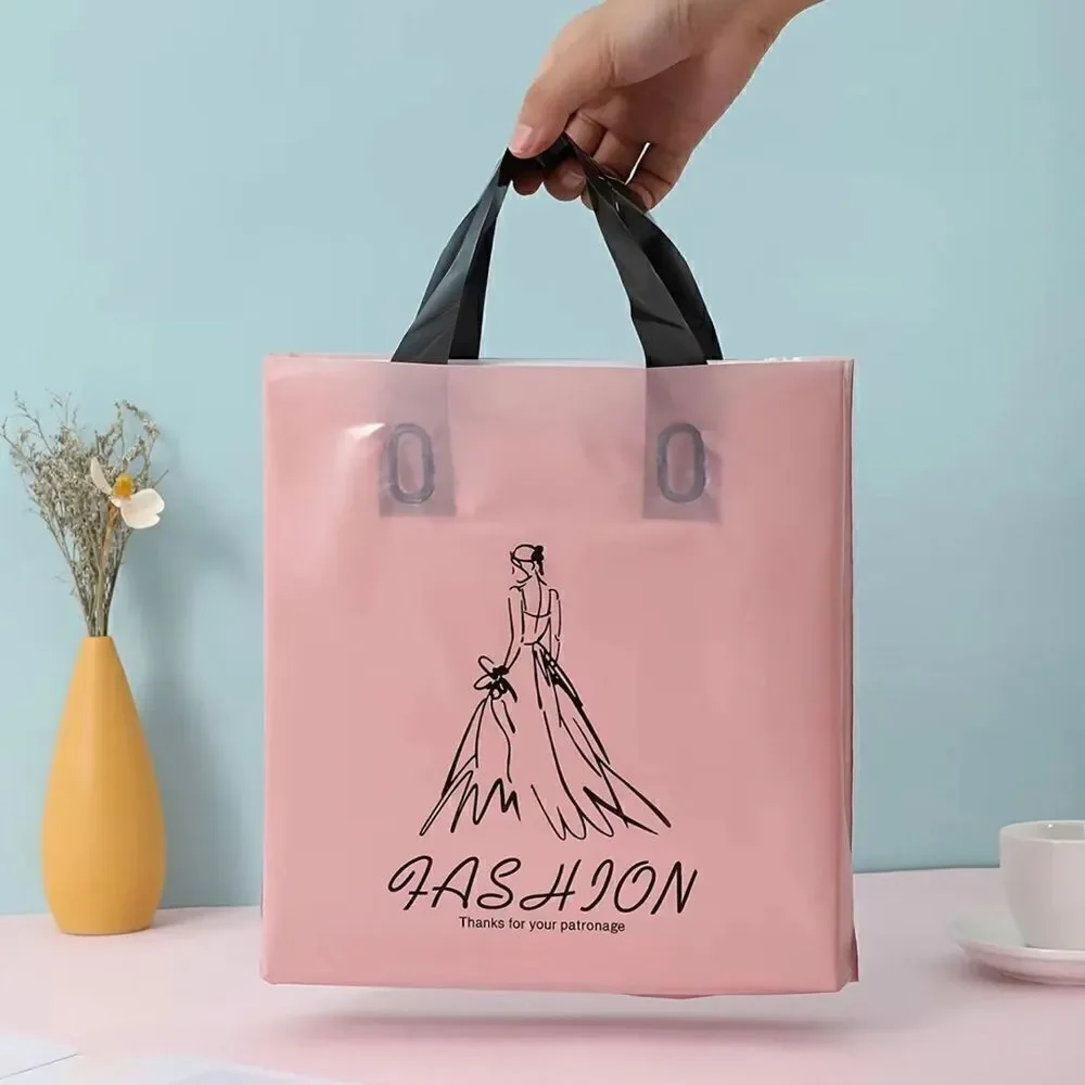 Pink plastic bag 5pcs